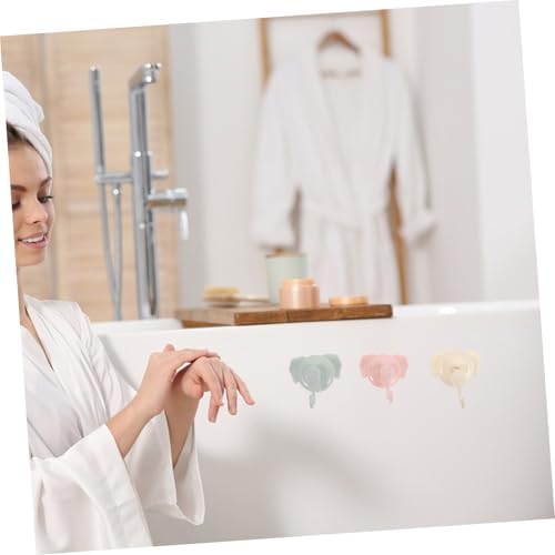 Cabilock Bathroom Suction Cup Hooks 4pcs Elephant Design No Drill