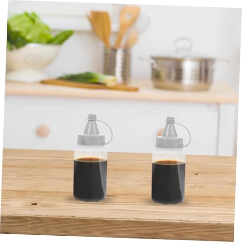 EXHUMKY 4PCS Reusable Condiment Squeeze Bottles