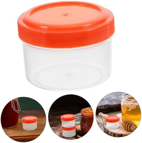 EXHUMKY 4PCS Mini Ketchup Bottles Travel Condiment Containers 1