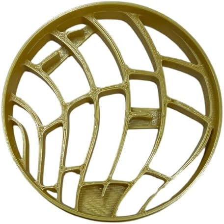 CLASSIC PAN DULCE CONCHA SHAPE COOKIE CUTTER Gold