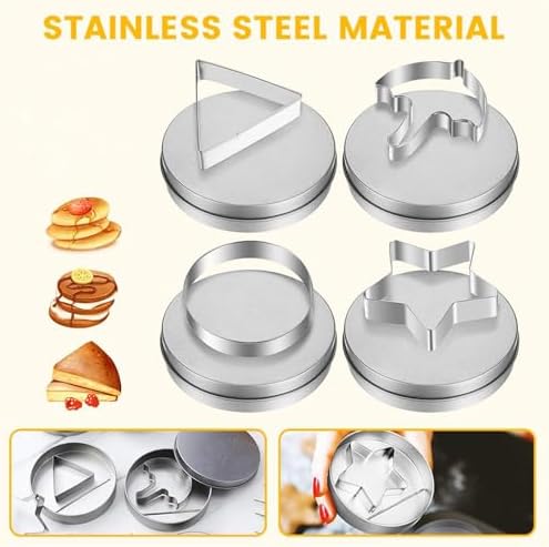 Stainless Steel Cookie Cutter Set for Korean Candy Making