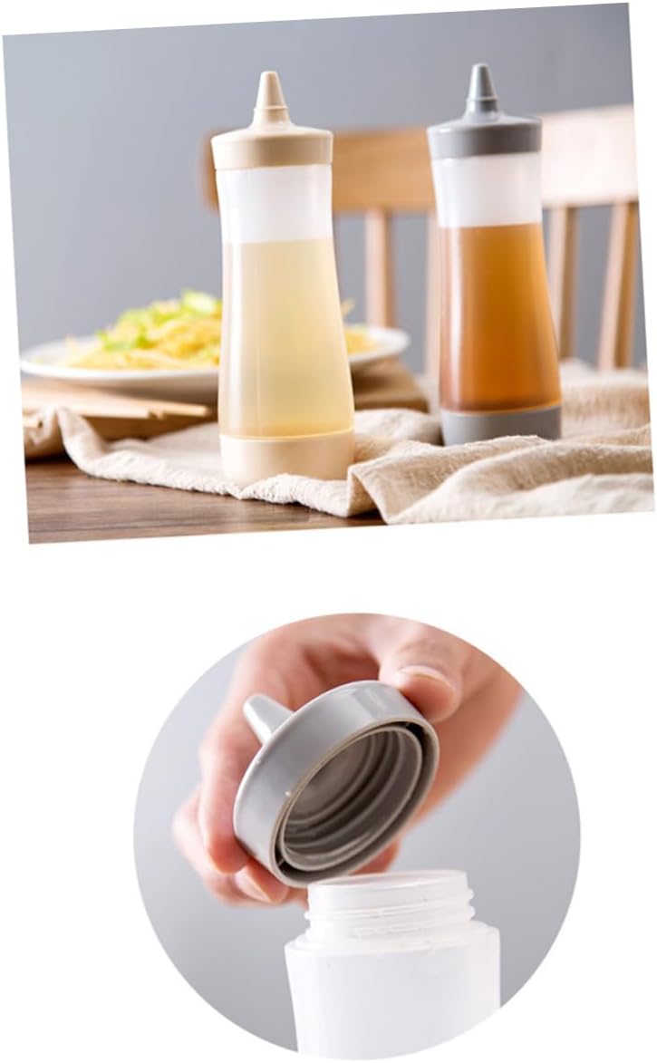 HOLIDYOYO 2 Pcs Reusable Squeeze Sauce Bottles