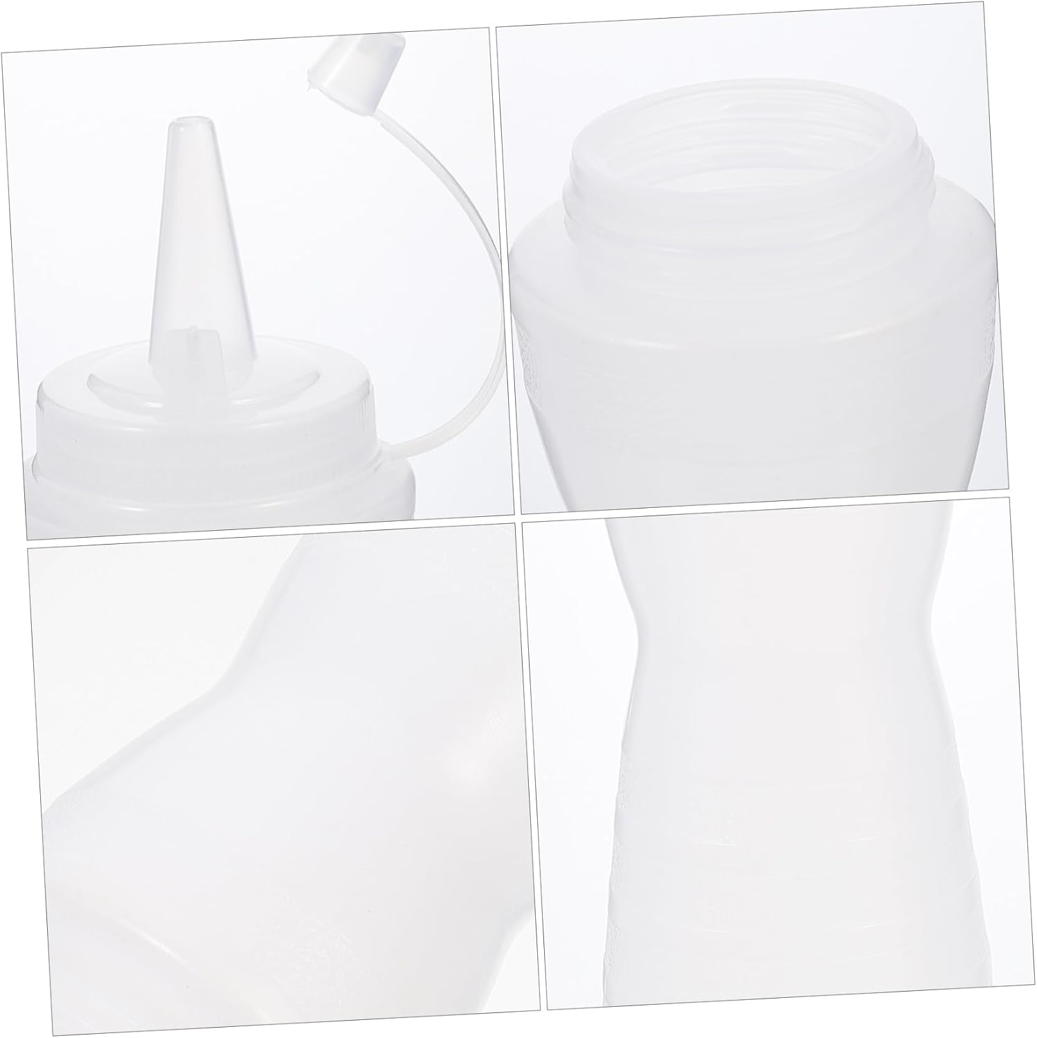HOLIDYOYO 2Pcs 400ml Ketchup Squeeze Bottles 1