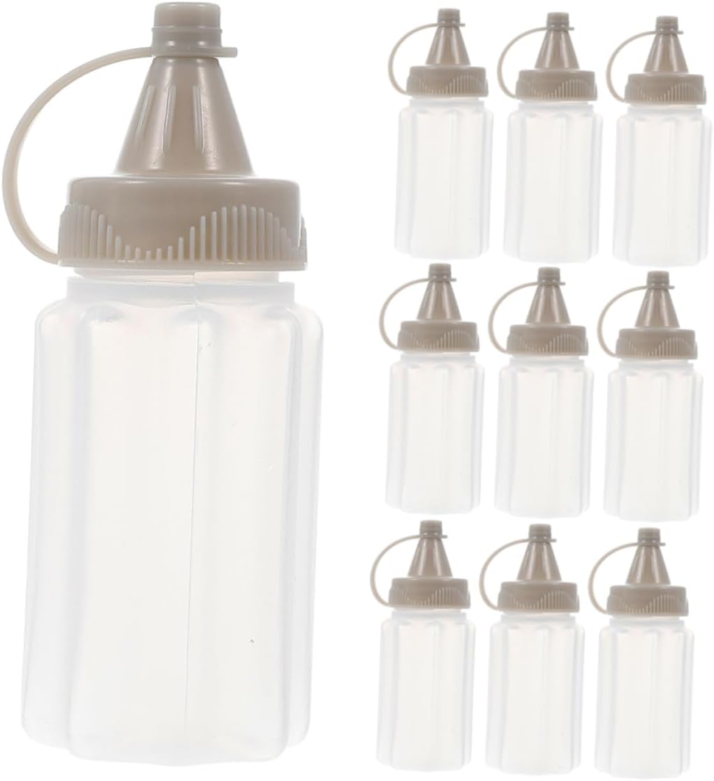 12 Pack Reusable Mini Sauce Squeeze Bottles