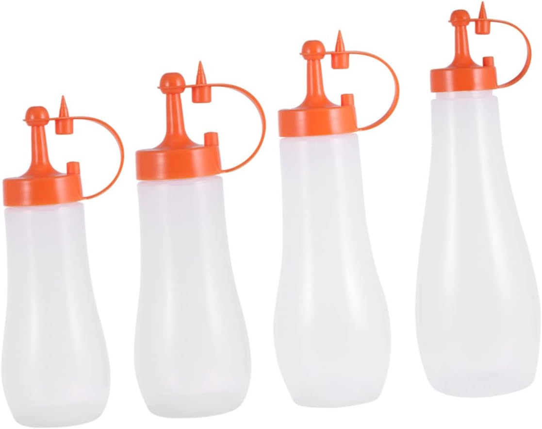 GRADENEVE 3 in 1 Condiment Squeeze Bottles Set