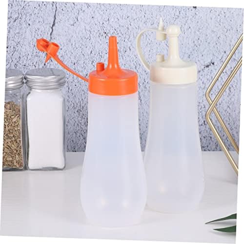 COLLBATH 3 Color Salad Dressing Squeeze Bottles Set