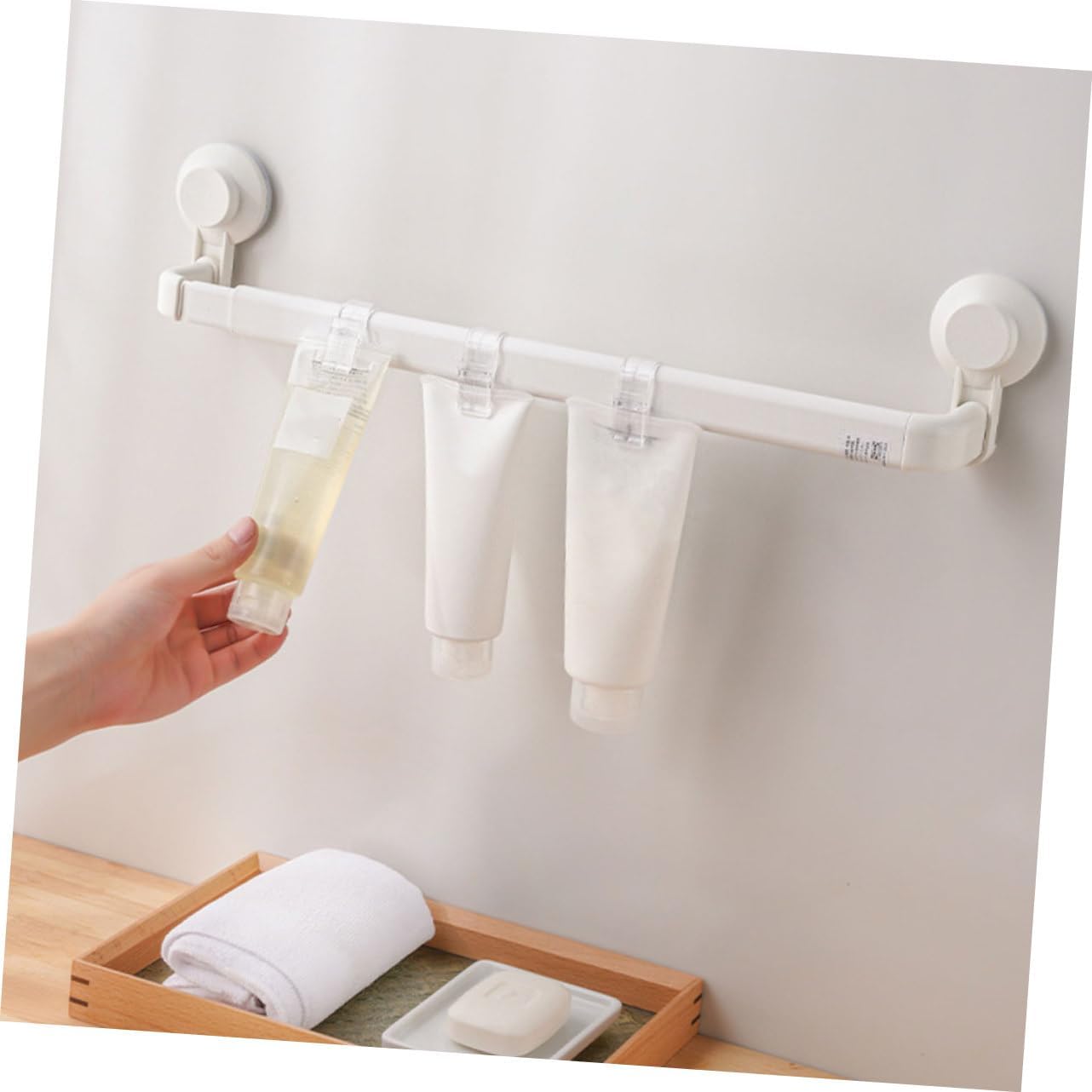 PRETYZOOM 8pcs Modern Wall Hooks for Kitchen Bathroom
