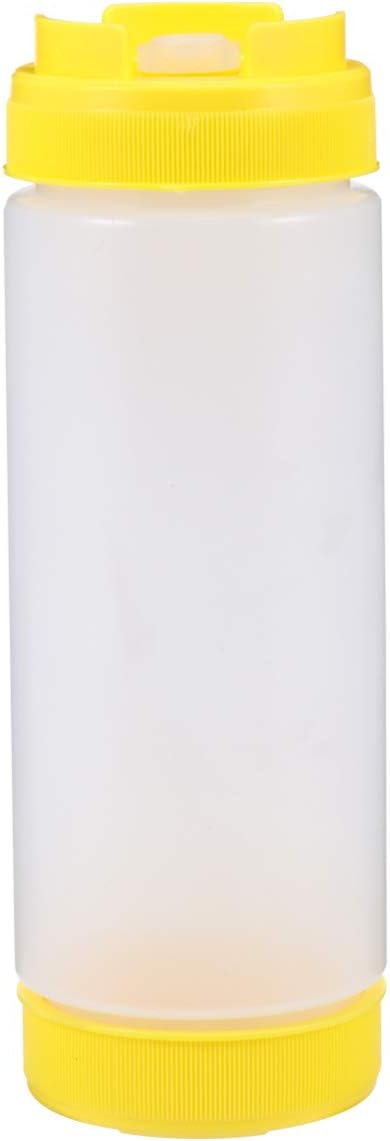 Food Grade Plastic Squeeze Bottles Two-in-One Sauce Containers