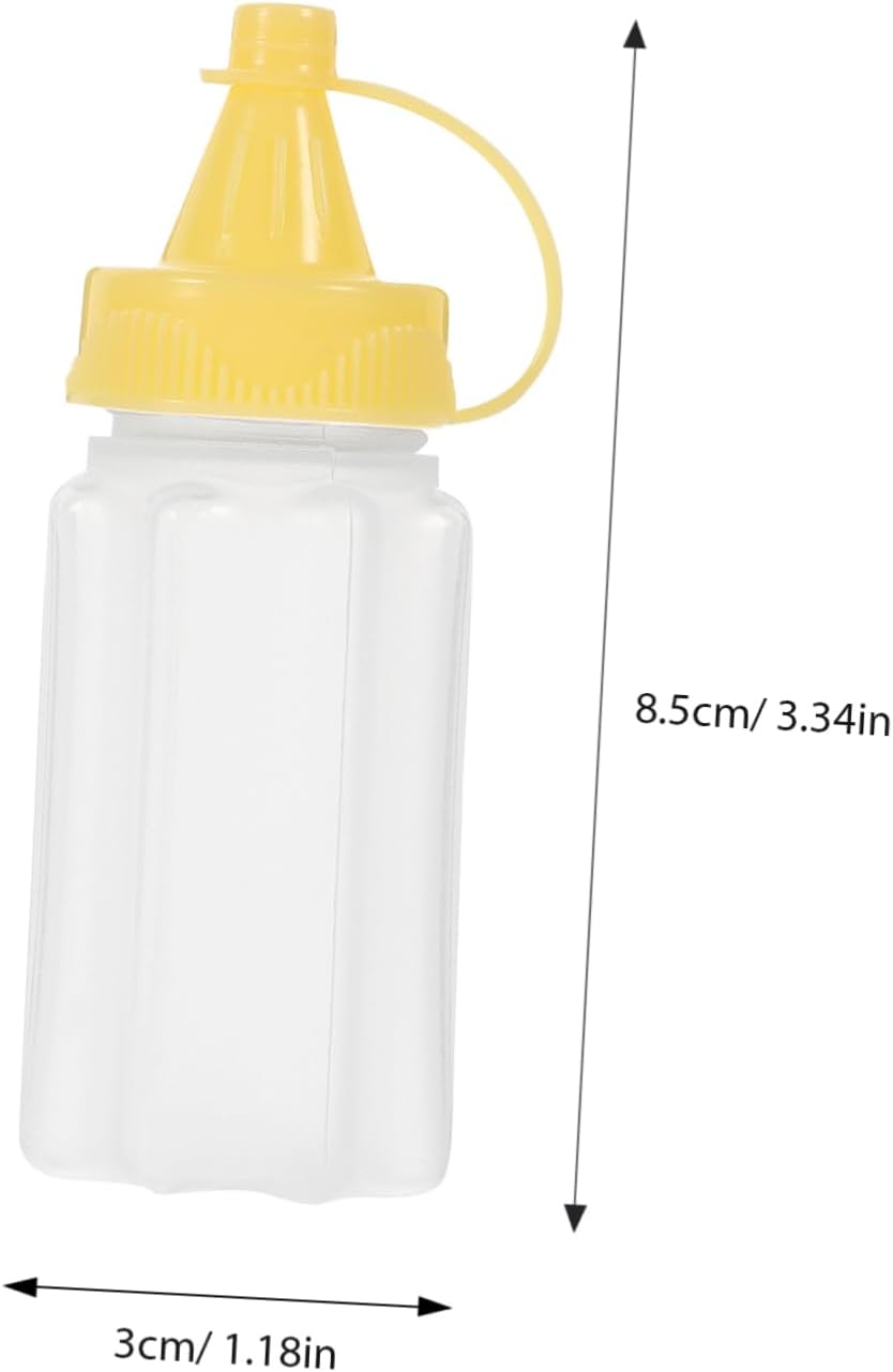 VILLFUL 3-Piece Squeeze Condiment Bottles Set