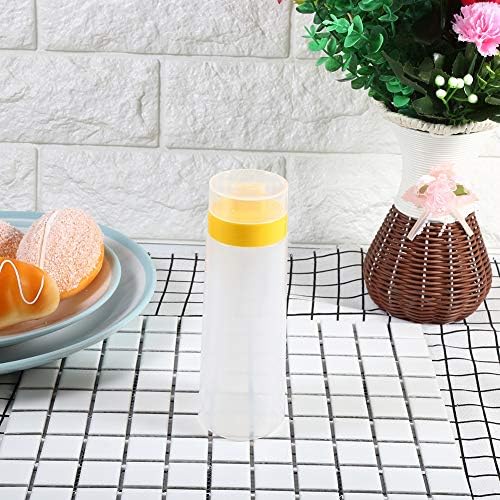 TITA-DONG 4 Hole Condiment Squeeze Bottle 300ml Food Grade Resin Ketchup Dispenser