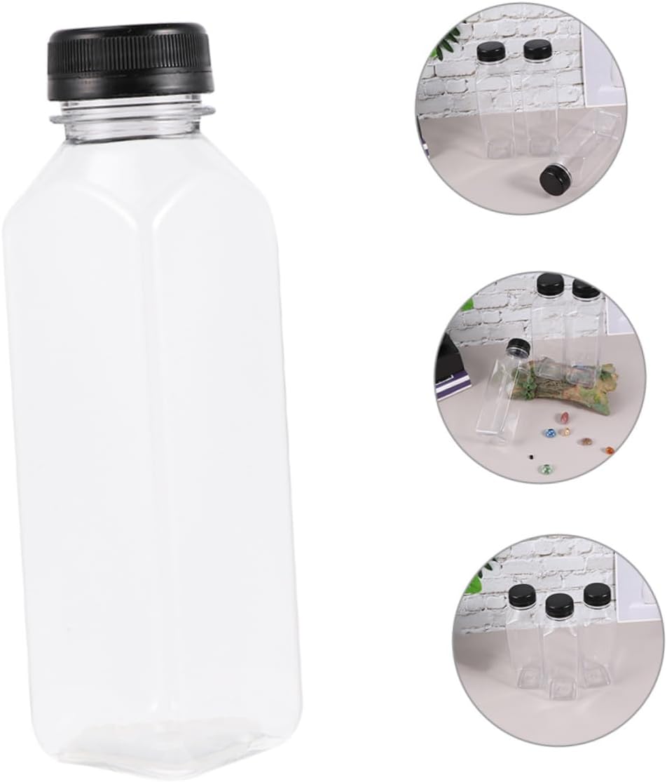 PAMINGONO 400ml Reusable Juice Containers with Lids
