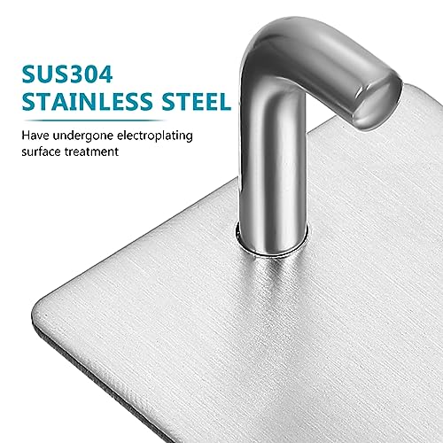 Beaupretty 4pcs Modern Wall Hooks for Bathroom and Home Organization