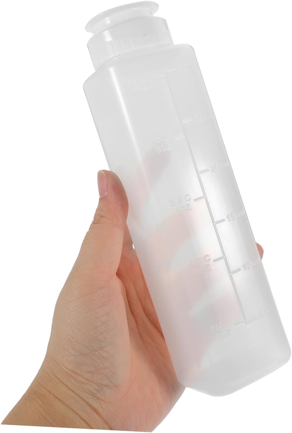 CIYODO 300ML Reusable Oil Dispenser Squeeze Bottle with Measurement Scale