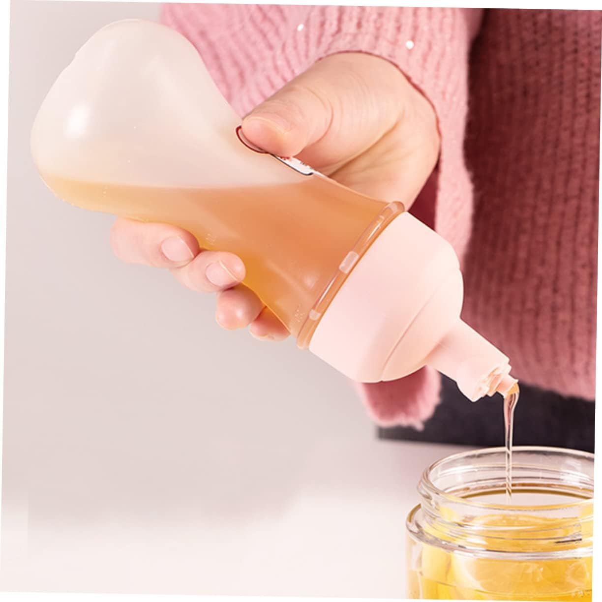 KICHOUSE 2Pcs Squeeze Condiment Bottles 350ml