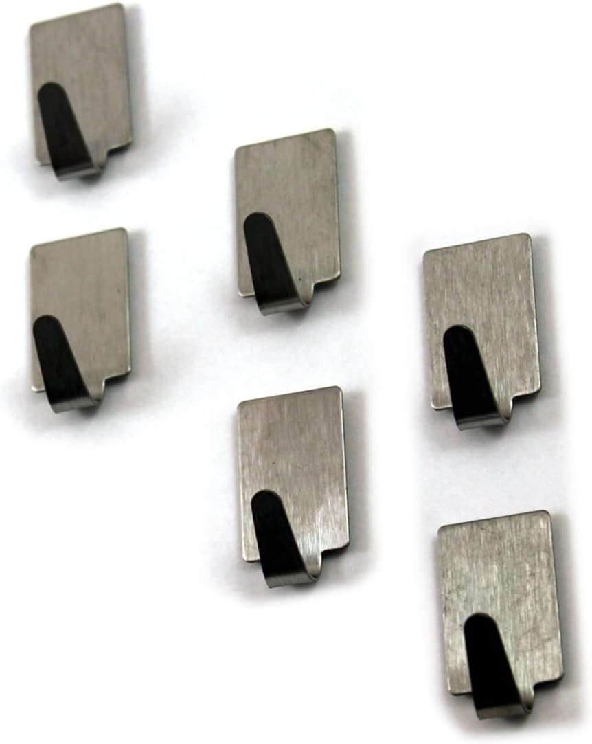 MAGICLULU Adhesive Hooks 36 Pack Stainless Steel Towel Racks for Kitchen Bathroom