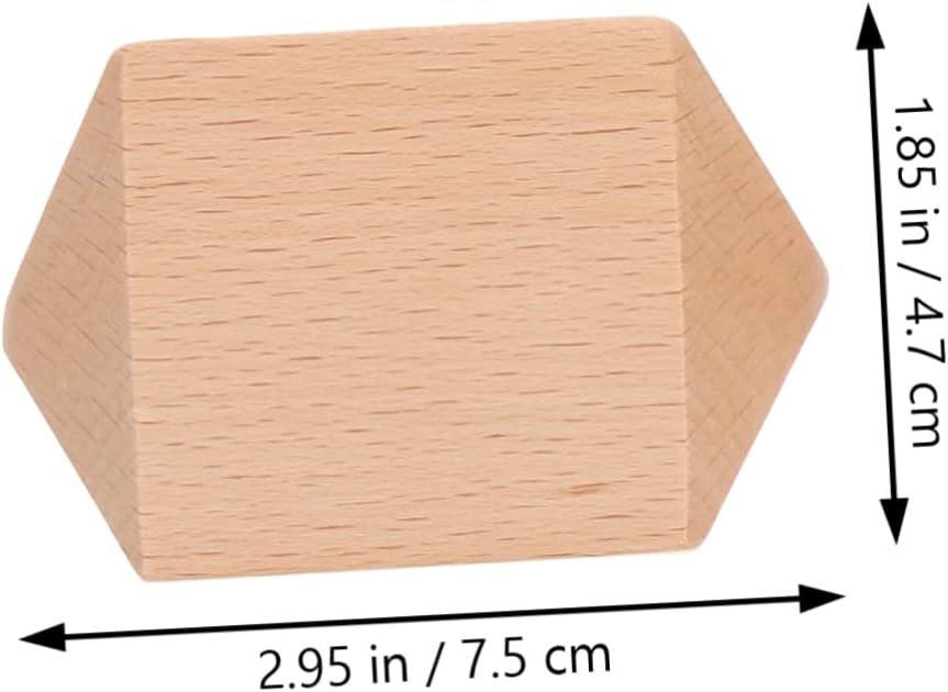 1 Set Multi Functional Wooden Wall Hooks for Coats Hats Bags 1