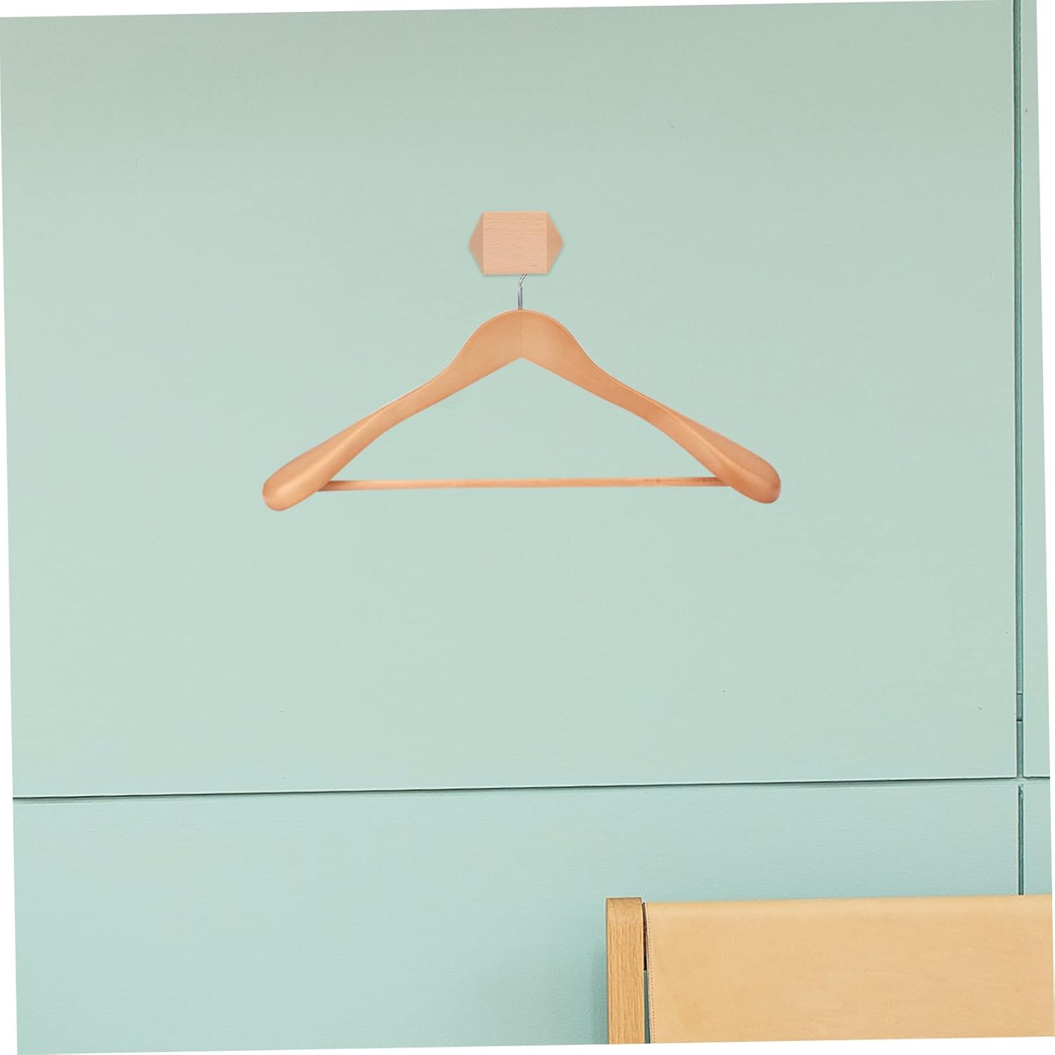 1 Set Multi Functional Wooden Wall Hooks for Coats Hats Bags 1