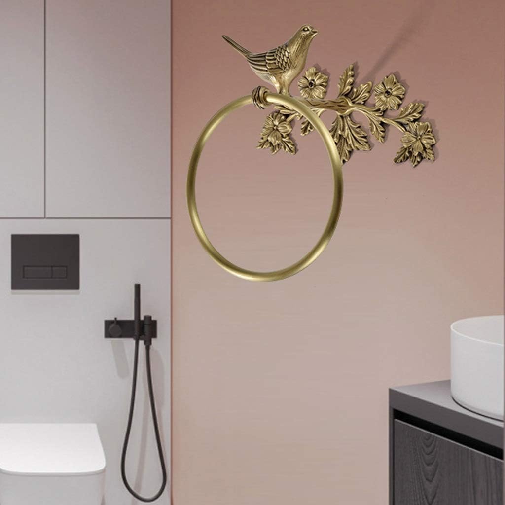 HCANte Wall Mounted Copper Bird Coat Rack