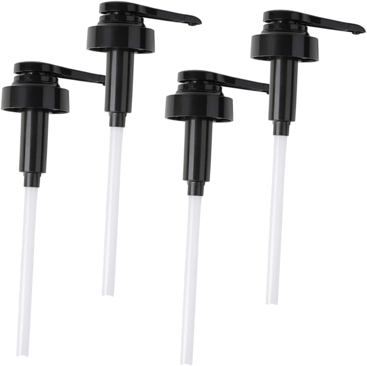 VINTORKY 4Pcs Condiment Squeeze Pump Set for Kitchen Bottles 1