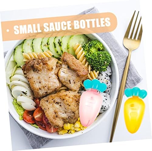 Mini Sauce Bottles with Squeeze Cap for Picnic Supplies