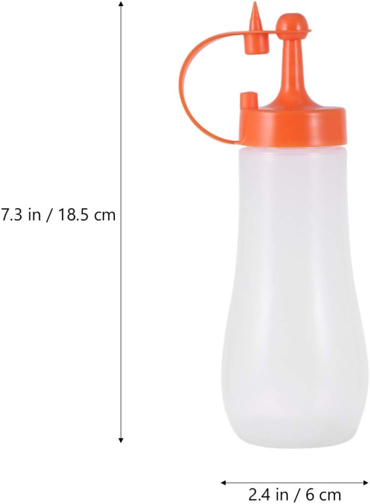 CIYODO Tomato Sauce Squeeze Bottles Set 3 Colors