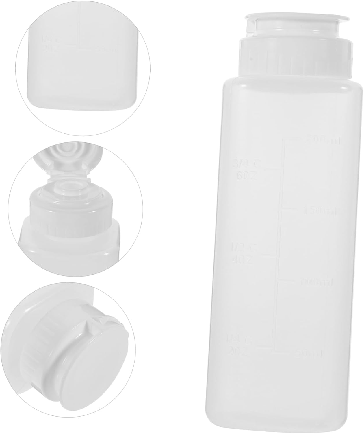 200ML Reusable Squeeze Oil Bottle with Scale