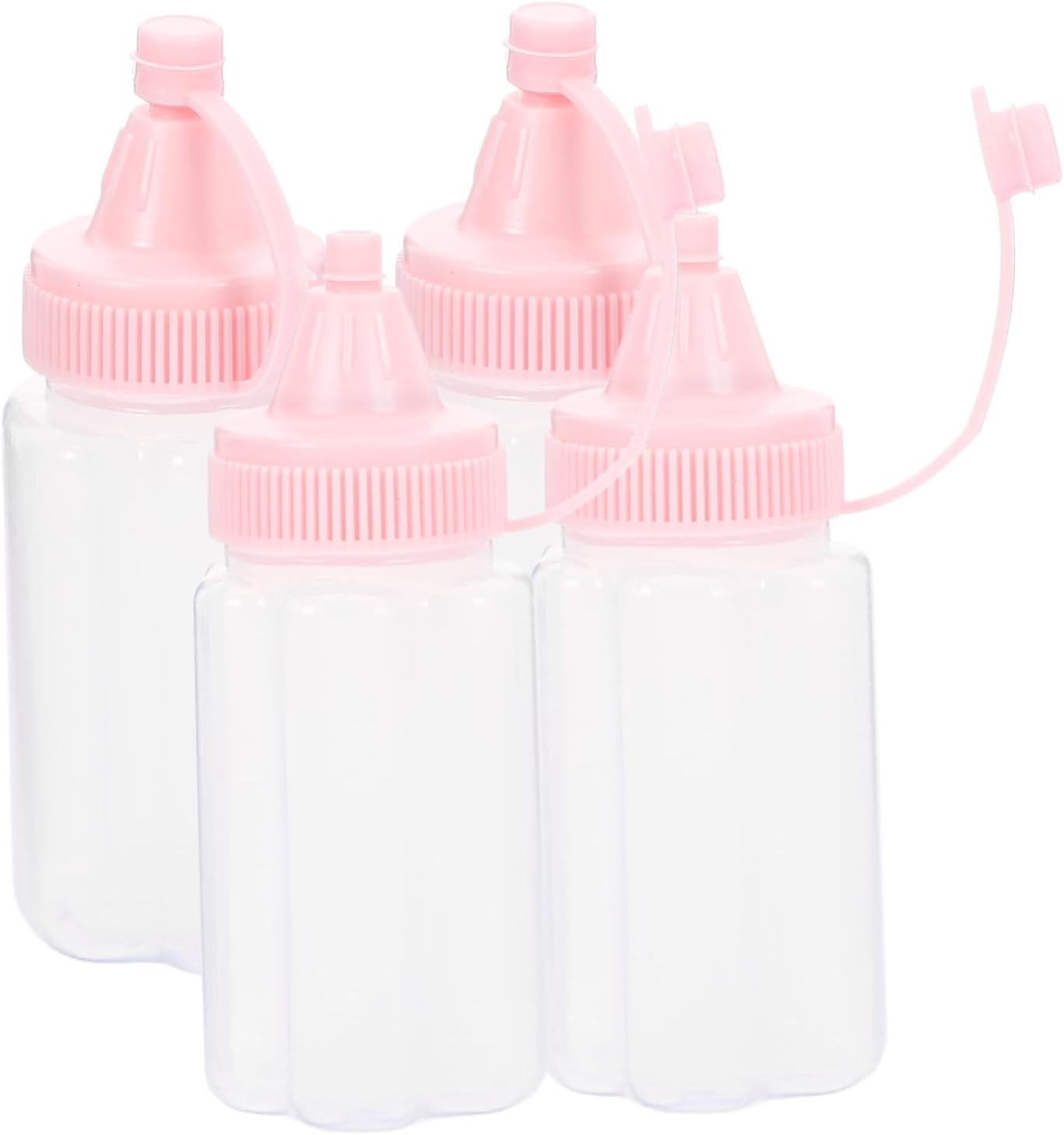 PRETYZOOM 4pcs Salad Condiment Squeeze Bottle Set