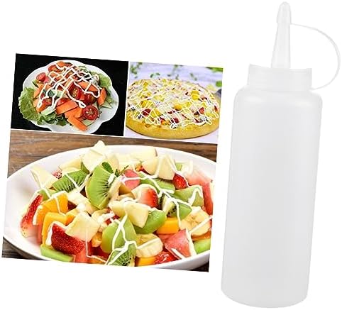 Salad Dressing Bottles with Lid 4 Piece Set