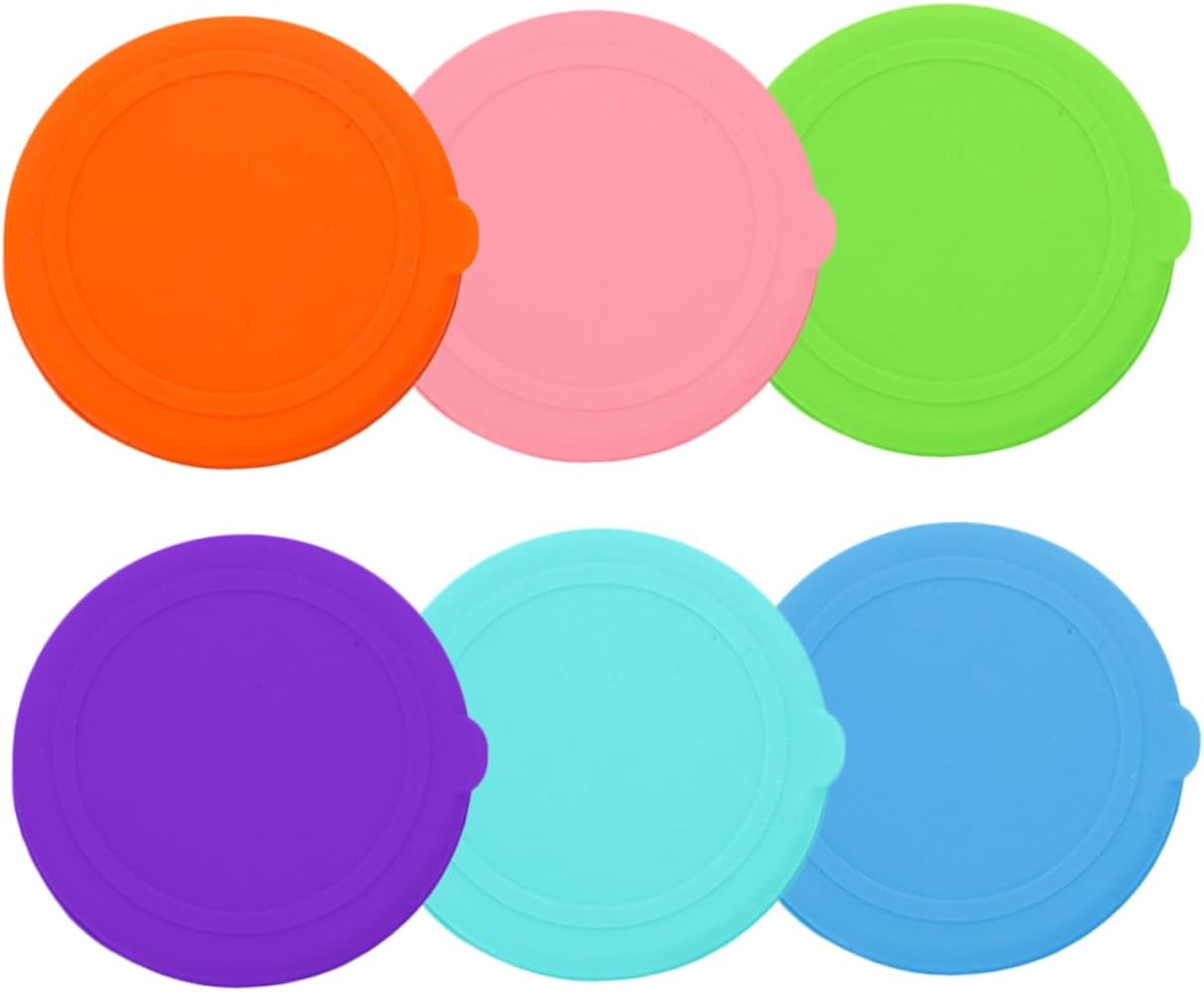 HOLIDYOYO 6pcs2 Silicone Dipping Bowls Lids Set