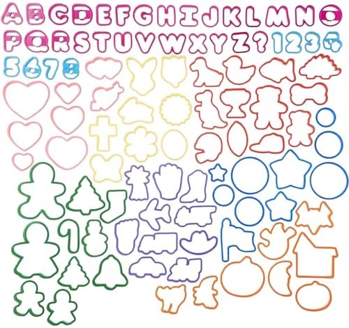 108 Shape Cookie Cutter Set for Baking and Crafting