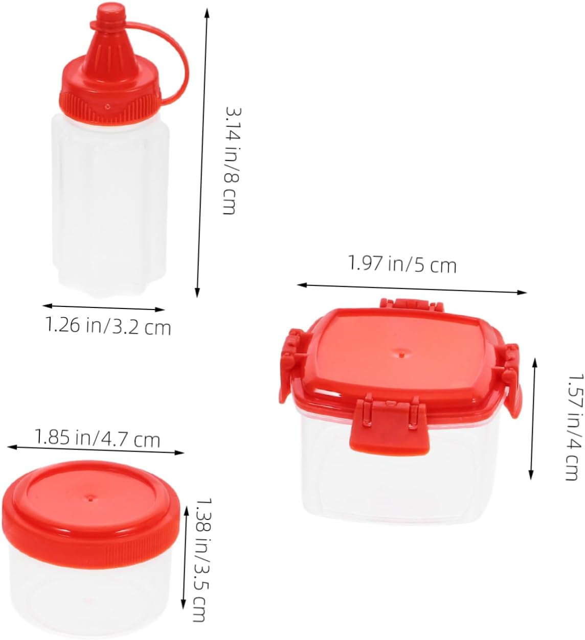 Portable Sauce Dispensers Lightweight Seasoning Boxes for Travel and Kitchen 1