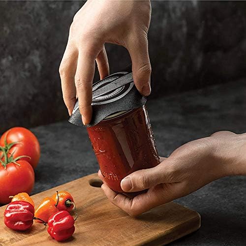Acuteye 24 Rust Resistant Silver Mason Jar Replacement Rings 70mm