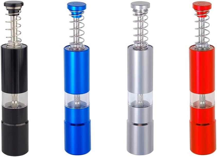 TOMYEUS Portable Pepper Grinder Set Blue