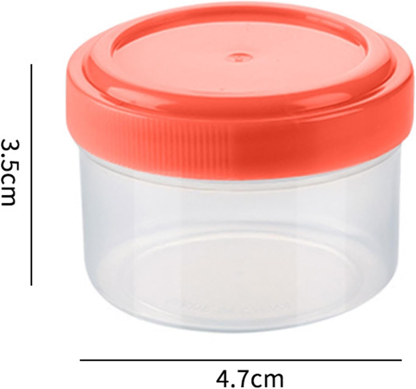 Portable Clear Seasoning Bottles Set with Leakproof Lids