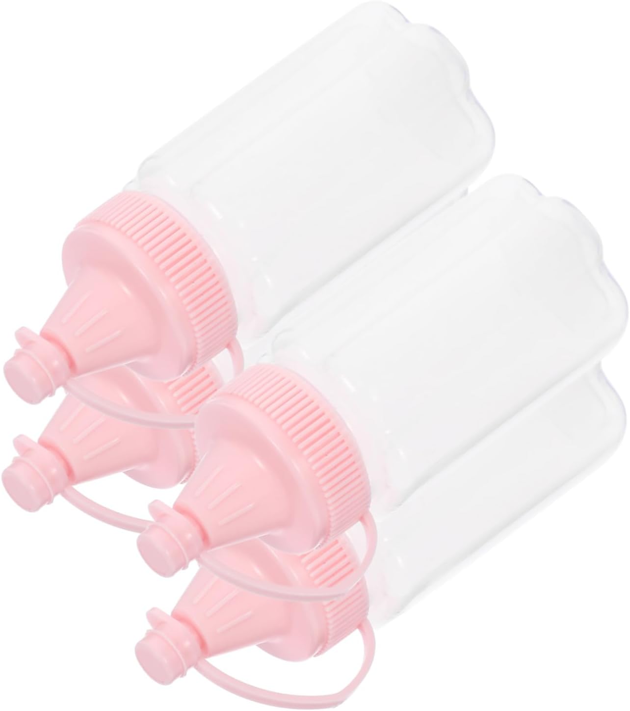 CIYODO 4pcs PP Condiment Squeeze Bottles