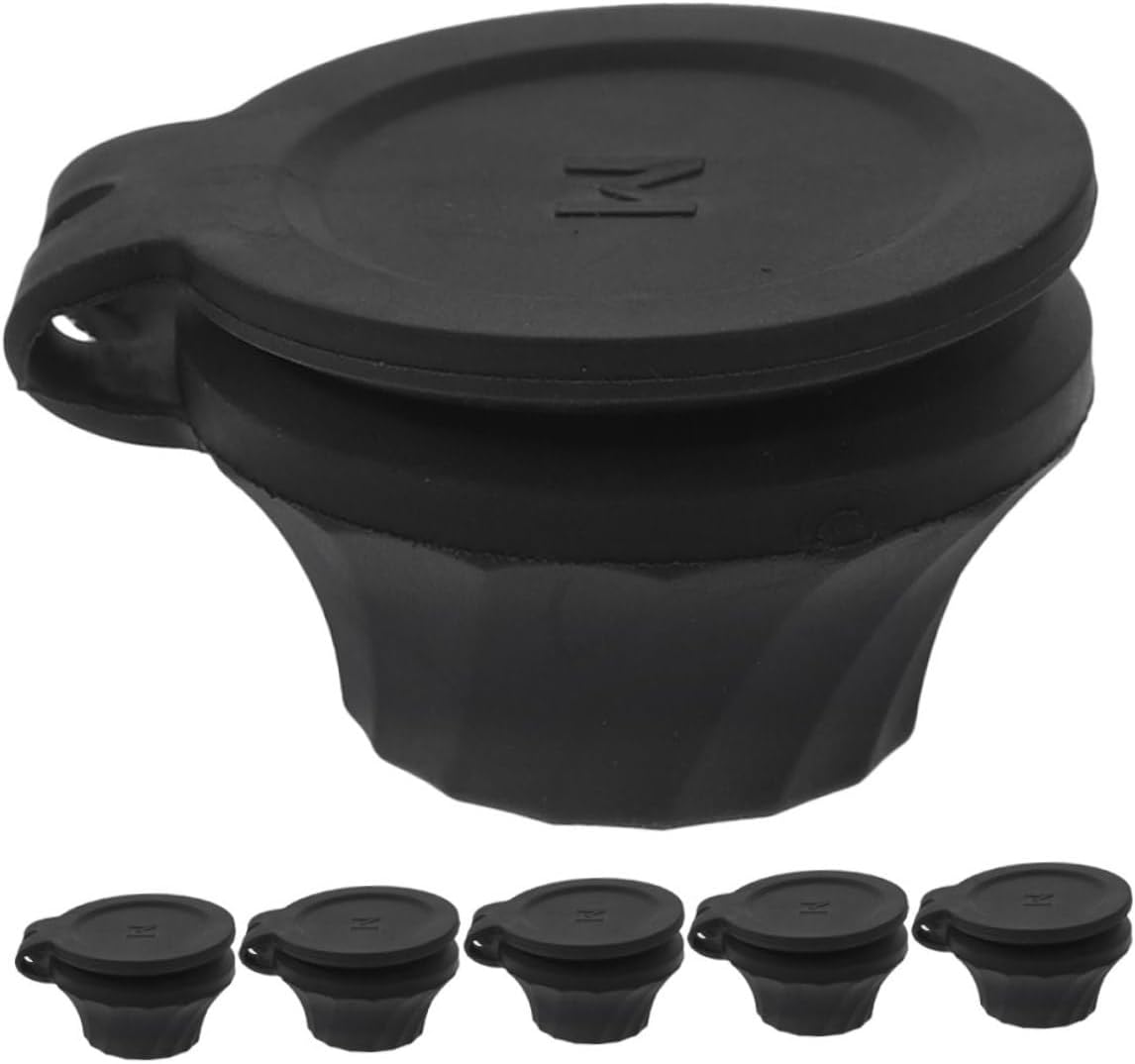 6pcs Flip Top Shampoo Bottle Caps Reusable