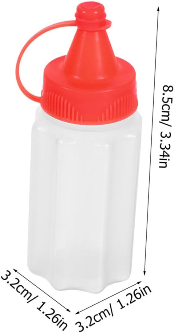 CIYODO Multipurpose Mini Condiment Bottles 8 Pcs Leak Proof for Kitchen Travel