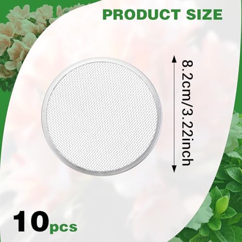 10 Pack Sprouting Lids for 82mm Mason Jars 1