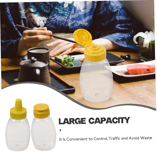 VOSAREA Squeezable Condiment Bottles for Salad Dressing and Sauces