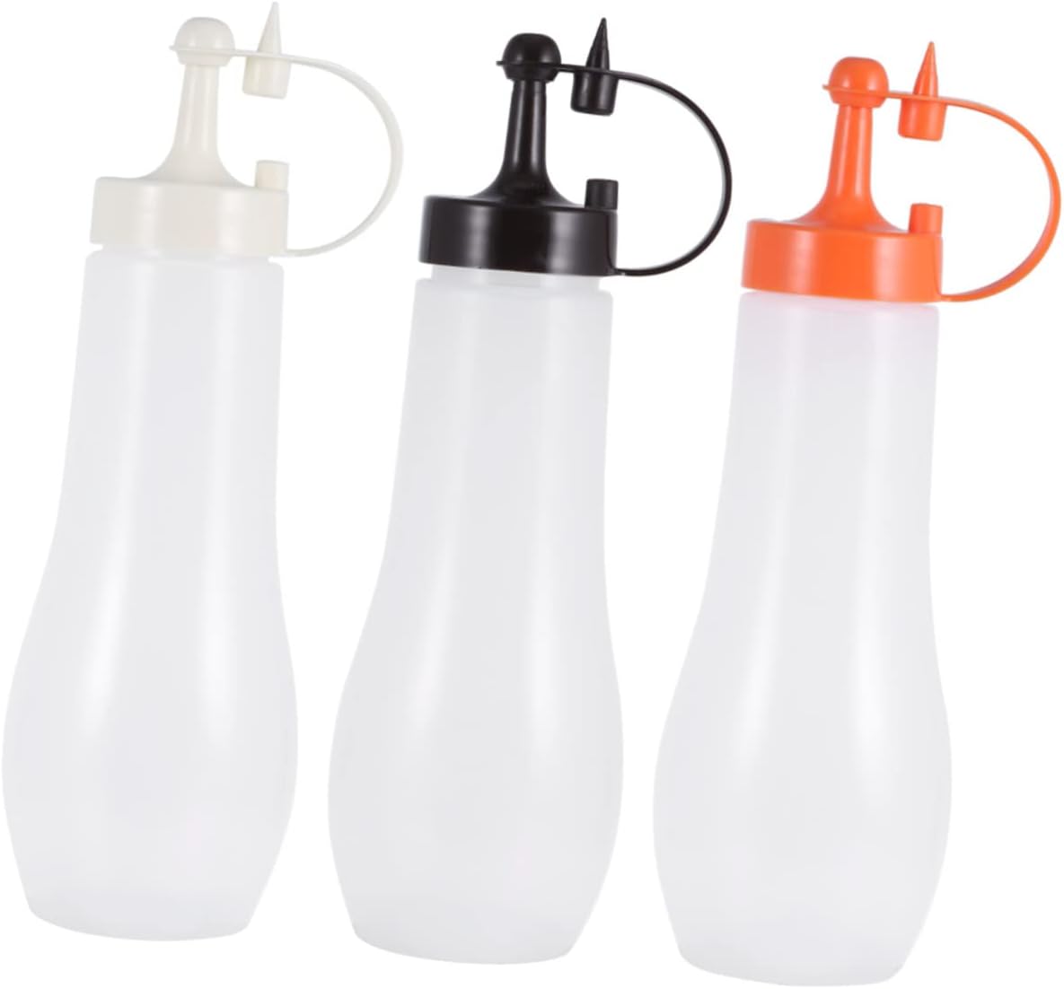 Cabilock Salad Dressing Bottle Set of 3 with Lids