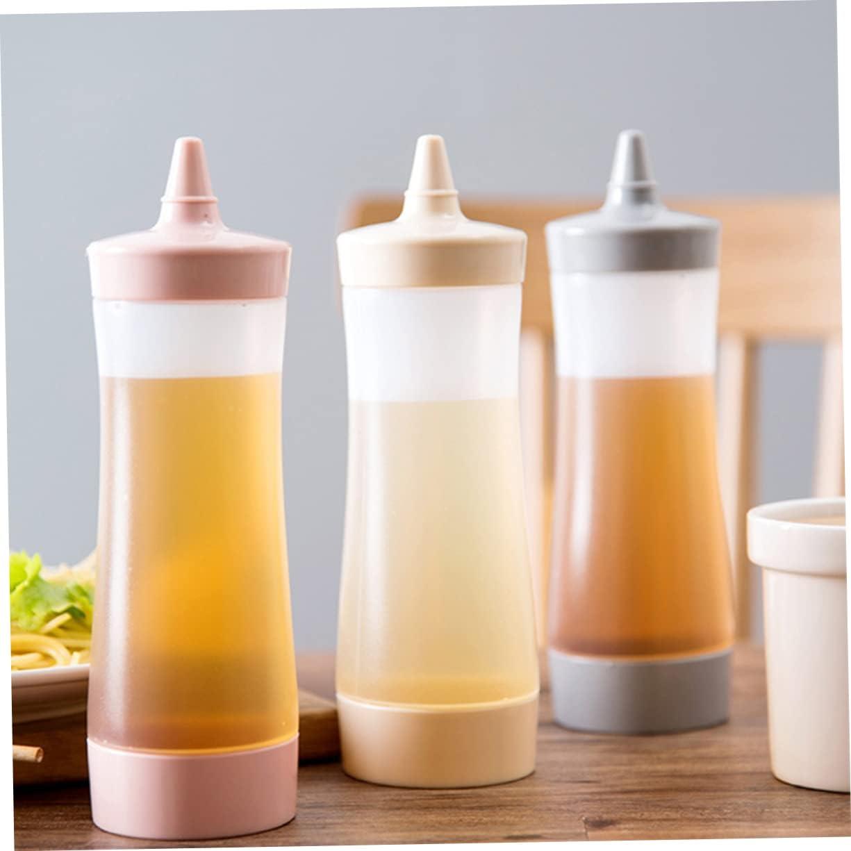 CIYODO Ketchup Squeeze Bottle for Salad Dressing