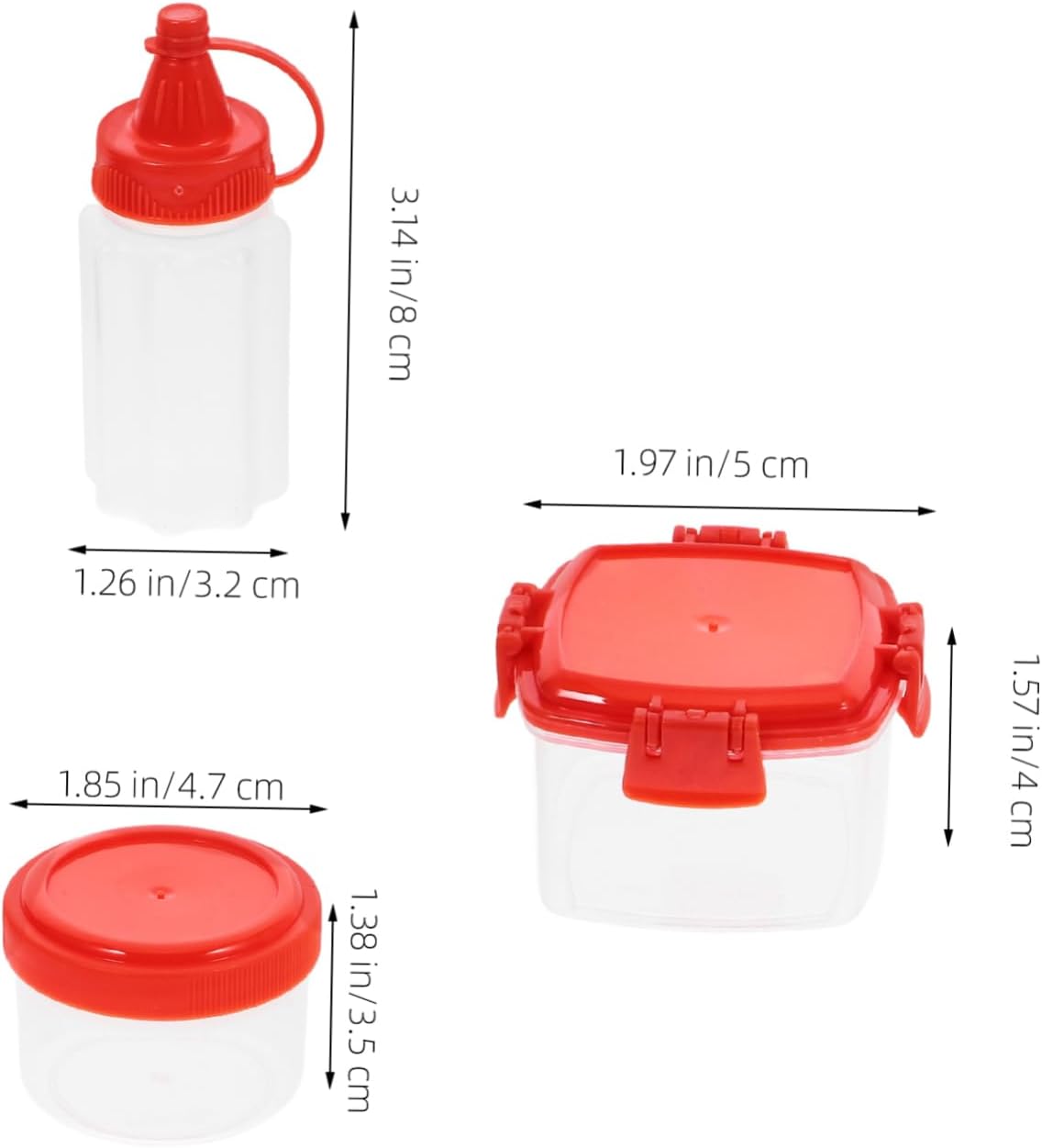 HOLIDYOYO 12-Piece Condiment Box Set for BBQ and Travel 1