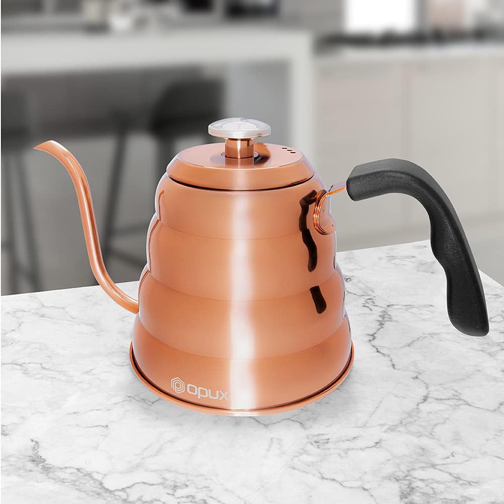 OPUX Pour Over Kettle with Gooseneck Thermometer