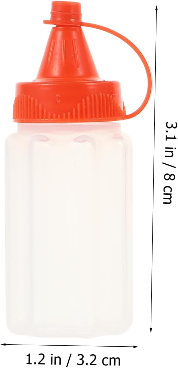 GRIRIW 12PC Condiment Squeeze Set with Airtight Lids