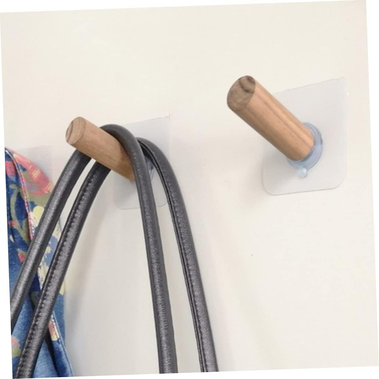 6pcs Heavy Duty Self-Adhesive Coat Hooks for Home Kitchen Storage