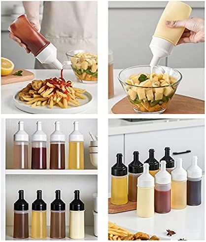 AKOAK 250 ml Squeeze Bottle for Condiments and Sauces