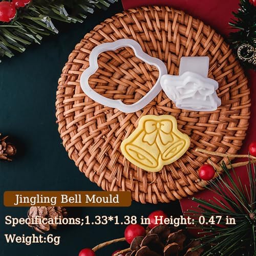 3D Cartoon Christmas Cookie Cutter Set 20pcs