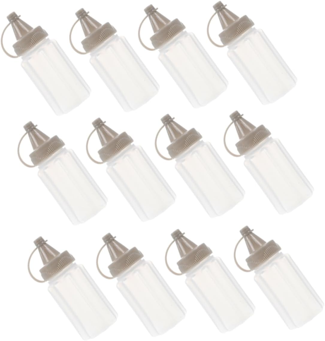 12pcs Leakproof Condiment Squeeze Bottles for Home and Travel 1