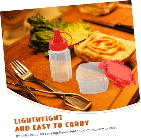 CIYODO Lightweight Condiment Squeeze Bottles Set