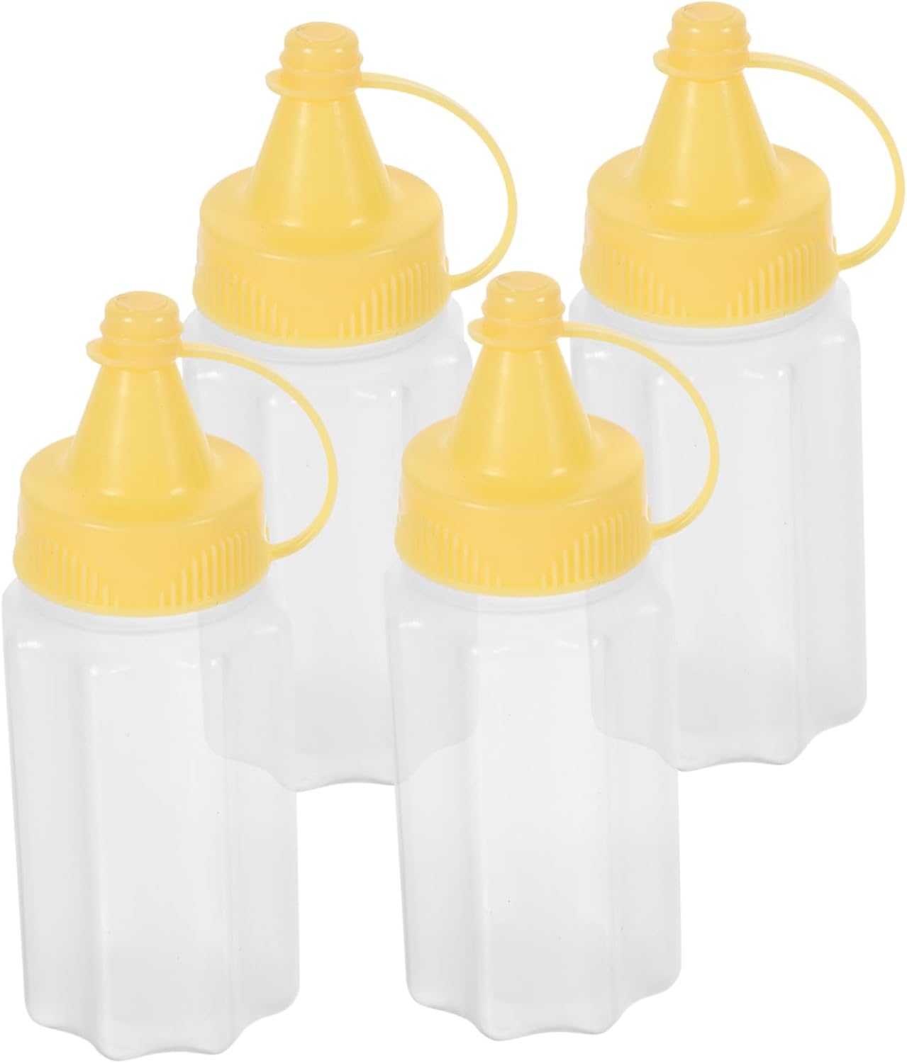 CIYODO Mini Squeeze Bottles 4 in 1 Condiment Set for Travel